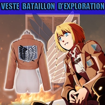 veste du bataillon d'exploration dans attaque des titans
