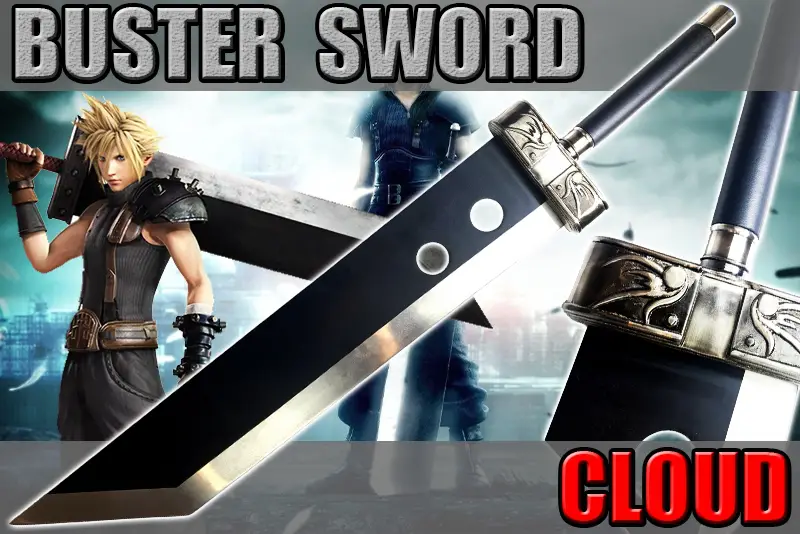 épée cloud buster sword black edition dans FFVII