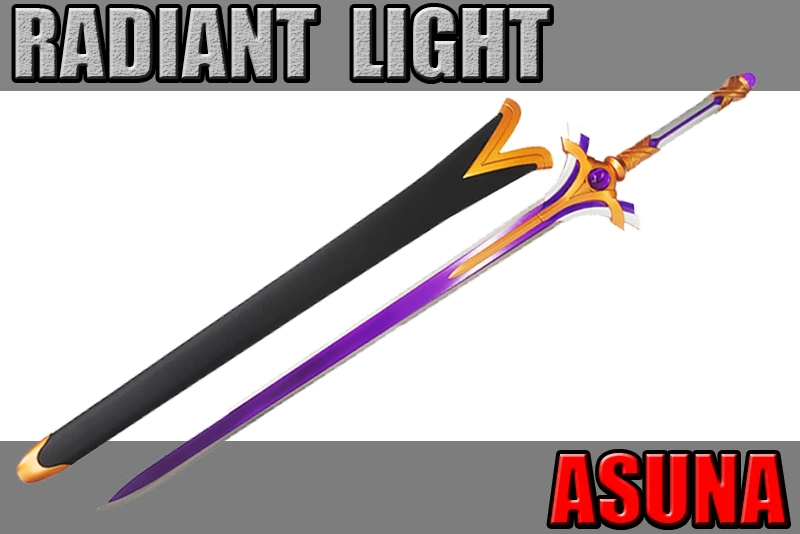 épée asuna radiant light dans sao
