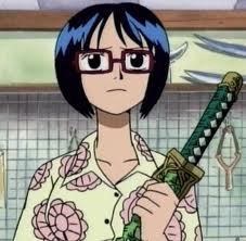 katana shigure du lieutenant tashigi dans one piece