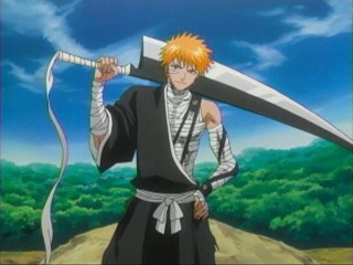 katana zangetsu le 1er shikai d'ichigo