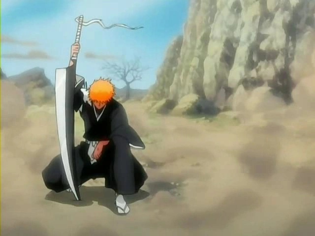 katana zangetsu le 1er shikai d'ichigo